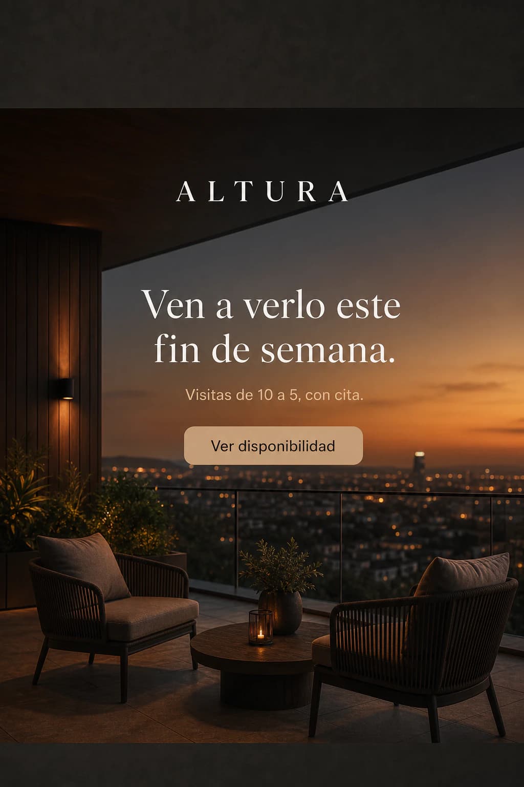 Cierre: ven a verlo este fin de semana