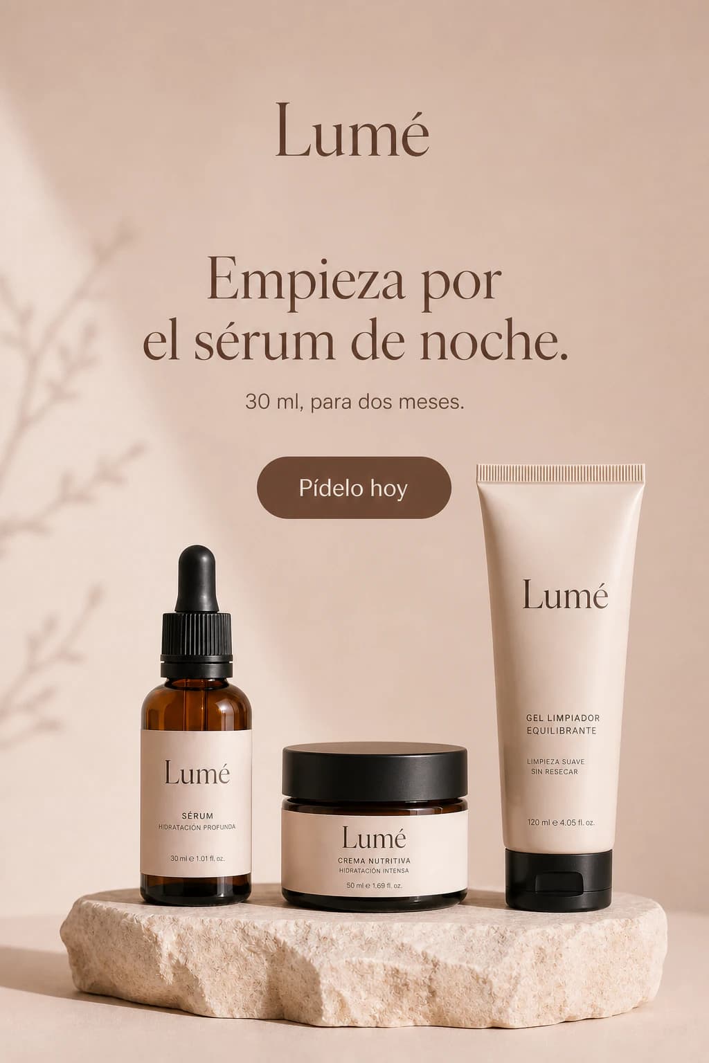 Cierre: empieza por el sérum de noche